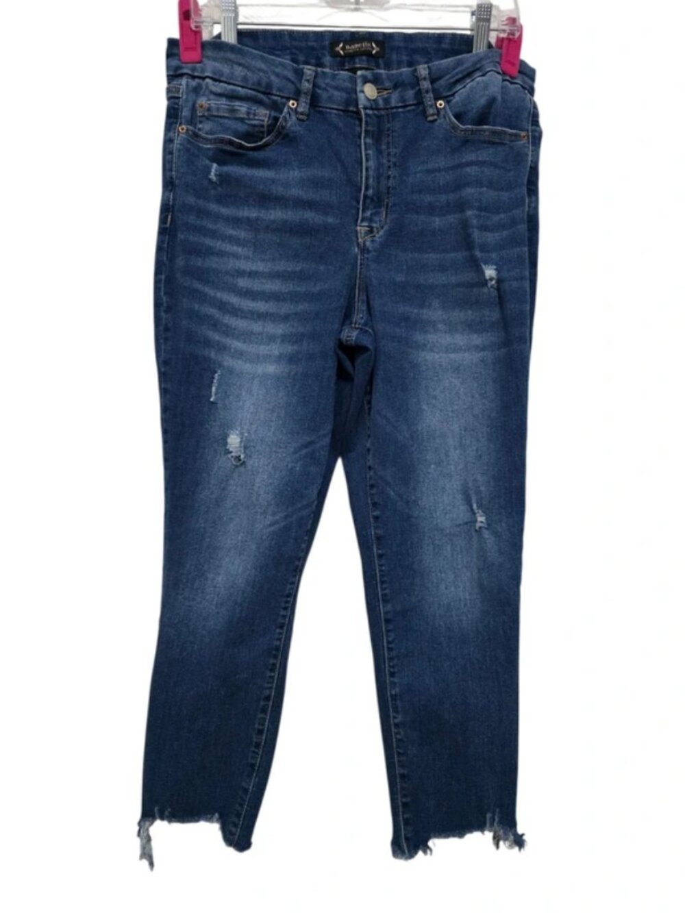 Nanette Lepore Women's Belle High Rise Crop Skinny Cotton Jeans Size 12